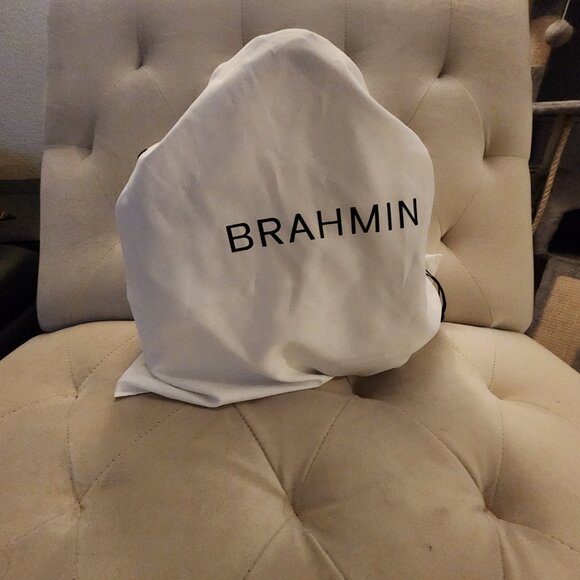 NWT - Brahmin Anywhere Convertible Small Croc Melbourne Embossed Leather Satchel - Picture 3 of 3